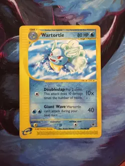 Pokemon Wartortle Card 92/165 Expedition Base Set E-Series - Image 1