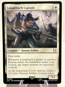 Lossarnach Captain 16 R Commander: The Lord of the Rings NM MTG - Image 1