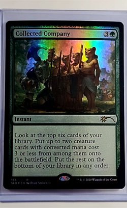 2020 MTG Magic the Gathering SLD Secret Lair Drop Foil #166 Collected Company - Image 1