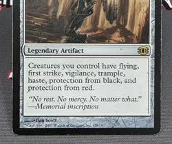 MTG Akroma's Memorial- DAMAGED -Future Sight Magic the Gathering Card #159 - Image 4