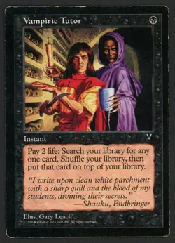 ***Vampiric Tutor*** MTG Visions Magic Kid Icarus - Image 1