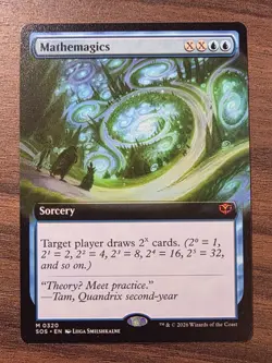 Mathemagics Extended Art M 320 - MTG Secrets of Strixhaven - Image 1