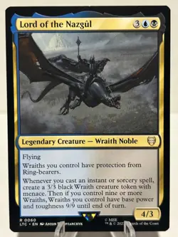 Lord of the Nazgul 60 R Commander: The Lord of the Rings NM MTG - Image 1