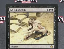 MTG Ad Nauseam- DAMAGED -Shards of Alara Magic the Gathering Card #063 - Image 3