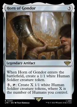Horn of Gondor - #240 - Lord of the Rings - NM MTG - Image 1