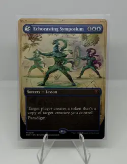 Echocasting Symposium (Borderless) Secrets of Strixhaven 291 NM M - Image 1