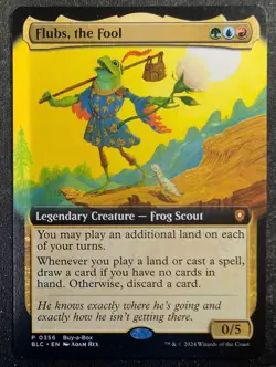 Flubs the Fool - Extended Buy a Box - Bloomburrow Commander (MTG) - Image 1