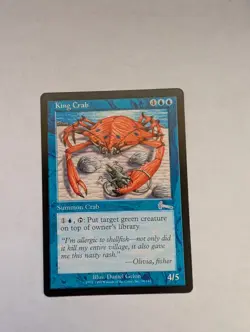 King Crab Urza's Legacy Regular MTG - Image 1