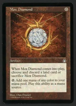 ***Mox Diamond*** MTG Stronghold Magic Kid Icarus - Image 1