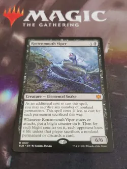 Mtg. Rottenmouth Viper. Bloomburrow. Pack Fresh - Image 1