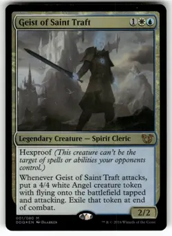 Geist of Saint Traft 1 Duel Decks: Blessed vs. Cursed MTG Foil NM - Image 1
