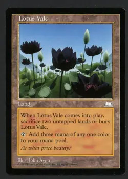 ***Lotus Vale*** MTG Weatherlight Magic Kid Icarus - Image 1