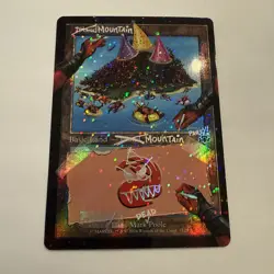 Mountain POOL PARTY FOIL 7128 Deadpool Secret Lair SCD MTG Basic Land Unplayed - Image 3