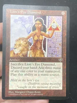 ***Lion's Eye Diamond (Suffle Bend)*** MTG Mirage Magic Kid Icarus - Image 3