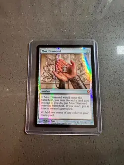 MTG English Mox Diamond NM Foil From the Vault: Relics - Image 1