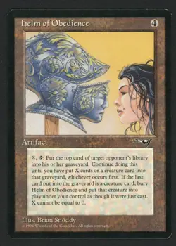 ***Helm of Obedience*** MTG Alliances Magic Kid Icarus - Image 1