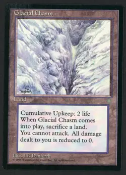 ***Glacial Chasm*** MTG Ice Age Magic Kid Icarus - Image 1