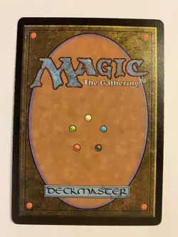 1X MP MTG Magic The Gathering Stroke of Genius Urza's Saga Rare Vintage Card - Image 2