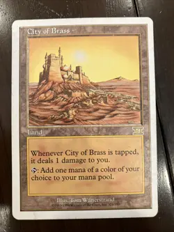 City Of Brass 6th Edition LP x1 MTG Magic: The Gathering - Image 1