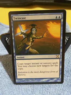 Magic: The Gathering Twincast 10th Edition Instant Blue Rare Regular 120/383 - Image 1