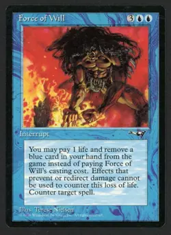 ***Force of Will*** MTG Alliances Magic Kid Icarus - Image 1