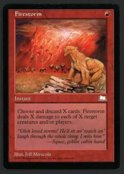 ***Firestorm*** MTG Weatherlight Magic Kid Icarus - Image 1