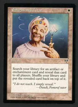***Enlightened Tutor*** MTG Mirage Magic Kid Icarus - Image 1
