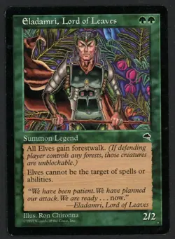 ***Eladamri, Lord of Leaves*** MTG Tempest Magic Kid Icarus - Image 1