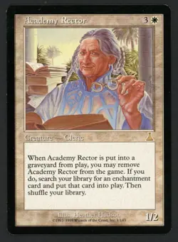 ***Academy Rector*** MTG Urza's Legacy Magic Kid Icarus - Image 1