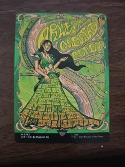 Magic the Gathering Arwen Mortal Queen LoTR Poster Borderless NM - Image 1