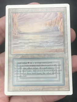 ***Underground Sea (Light Ring Ding)*** MTG Revised Magic Kid Icarus - Image 3