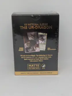 100x Dual Matte Art Sleeves - Dragon Shield Legendary Series: The Ur-Dragon MTG - Image 3