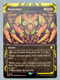 Dismember - MTG Secrets of Strixhaven Mystical Archive Rare SOA #28 NM - Image 1