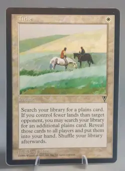 MTG 1997 Magic The Gathering Visions #23 Tithe Rare - Image 1