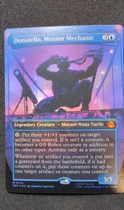 Donatello, Mutant Mechanic (Borderless) Teenage Mutant Ninja Turtles Foil - Image 1
