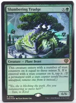 Slumbering Trudge [New, Near Mint] *Foil* {Secrets of Strixhaven} - Image 1