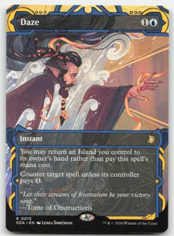 Daze 15 SOA Secrets of Strixhaven: Mystical Archive Magic MTG NM - Image 1