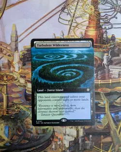 MTG Turbulent Wilderness (Extended Art) - SOC Rare - Mint - Image 1