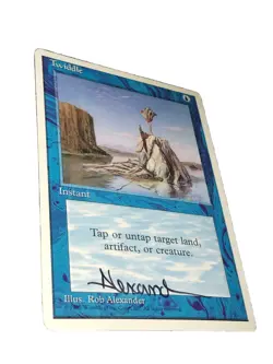 Twiddle - Fourth Edition - Magic: The Gathering - MtG Signed - Image 1