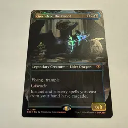 Quandrix, the Proof FOIL Borderless 286 Secrets of Strixhaven SOS MTG M Unplayed - Image 1