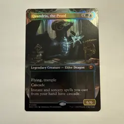 Quandrix, the Proof FOIL Borderless 286 Secrets of Strixhaven SOS MTG M Unplayed - Image 2