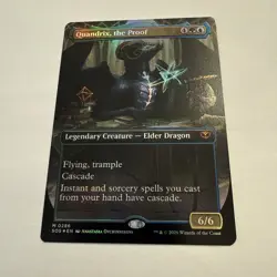 Quandrix, the Proof FOIL Borderless 286 Secrets of Strixhaven SOS MTG M Unplayed - Image 3