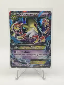 2016 Pokemon TCG XY Fates Collide: M Alakazam EX Mega 26/124 MINT - Image 1