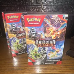 Pokemon TCG Obsidian Flames Booster Bundle 6 Booster Packs NEW Sealed - Image 1