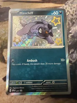 Pokemon TCG Scarlet & Violet Promo Cards SVP Machiff SVP071 NM/M - Image 1