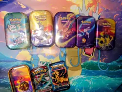 Pokemon Kanto Power K19 mini Tins and Celebration mini tins XY Evo Lot Of 9 - Image 2