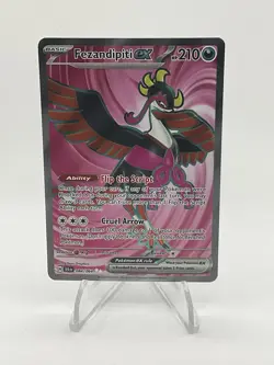 Fezandipiti ex 084/064 Shrouded Fable Full Art Ultra Rare Holo Pokemon TCG MINT - Image 1