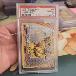 PSA 10 PYROAR BREAK 24 XY STEAM SEIGE POKEMON GEM MINT POP 67 - Image 3