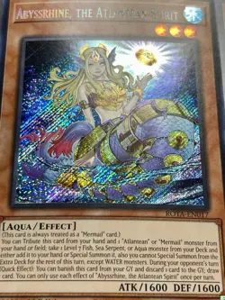3x Abyssrhine, The Atlantean Spirit | ROTA-EN017 | Secret Rares | NM | YuGiOh! - Image 2