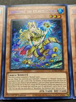 3x Abyssrhine, The Atlantean Spirit | ROTA-EN017 | Secret Rares | NM | YuGiOh! - Image 5